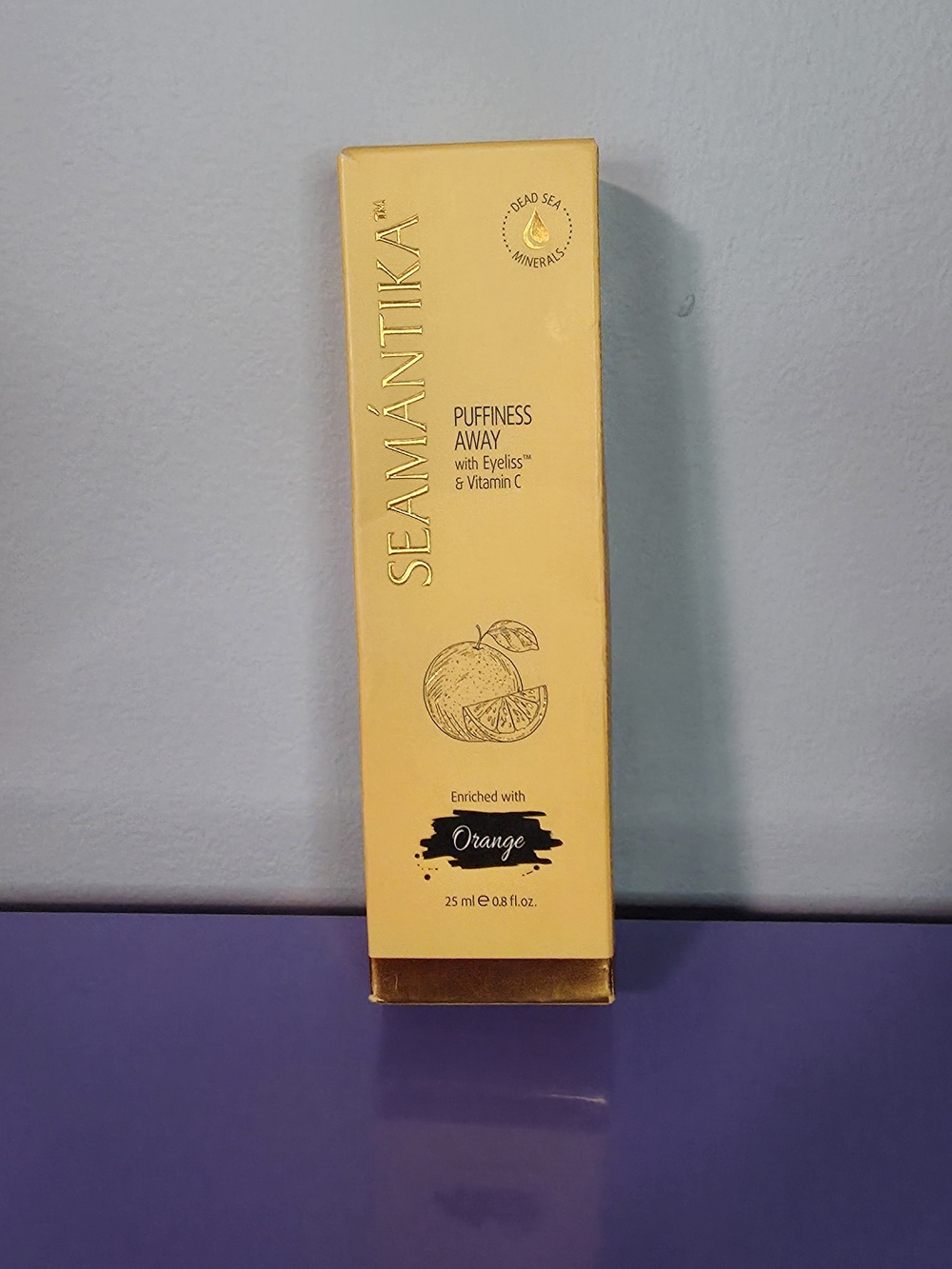 Seamantika Puffiness Away Eye Cream - Vitamin C & Eyeliss 25ml NIB